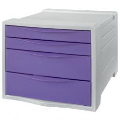 ESSELTE Buc de cajones 4 (2 grandes y 2 pequeños) ColourBreeze, lavanda