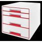 bucs-de-cajones-wow-desk-cube-4-cajones-2-grandes-y-2-pequenos-rojo-blanco