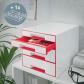 bucs-de-cajones-wow-desk-cube-4-cajones-2-grandes-y-2-pequenos-rojo-blanco