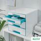 bucs-de-cajones-wow-desk-cube-4-cajones-2-grandes-y-2-pequenos-turquesa-blanco