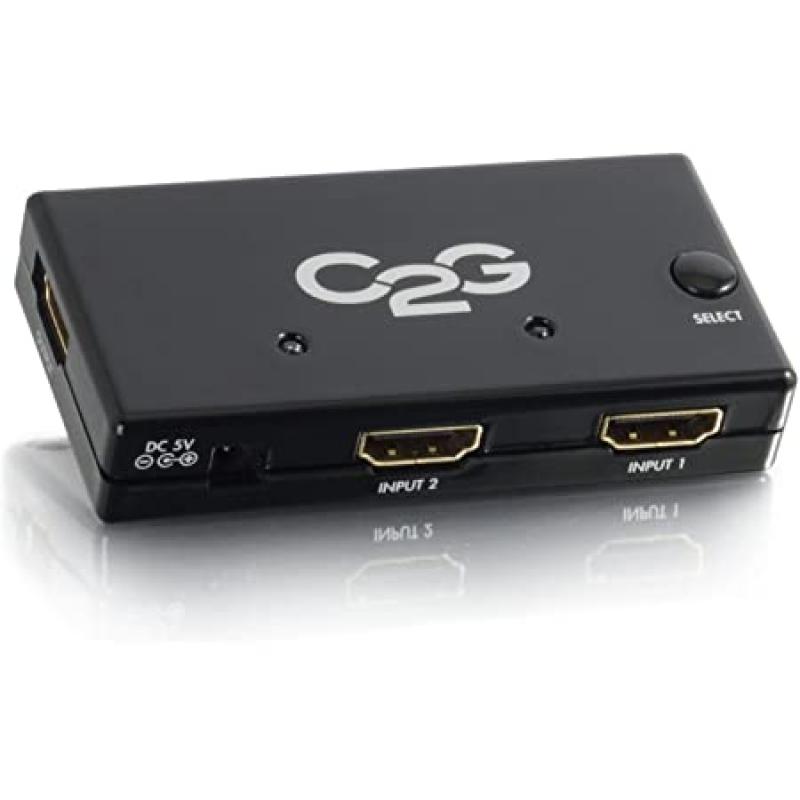 C2G Switch HDMI Conmutacion Auto 2 Puertos