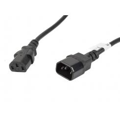 CA-C13E-11CC-0050-BK cable de transmisión Negro 5 m C13 acoplador C14 acoplador