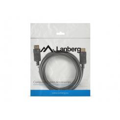 Lanberg CA-DPDP-10CC-0030-BK cable DisplayPort 3 m Negro