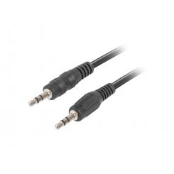 CA-MJMJ-10CC-0020-BK cable de audio 2 m 3,5mm Negro
