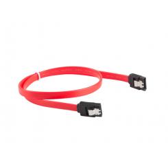 Lanberg CA-SASA-14CU-0030-R cable de SATA 0,3 m SATA 7-pin Rojo