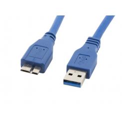 CA-US3M-10CC-0005-B cable USB 0,5 m Micro-USB A USB A Azul