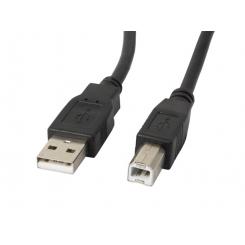 CA-USBA-11CC-0050-BK cable USB 5 m USB 2.0 USB B Negro