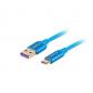 ca-usbo-21cu-0010-bl-cable-usb-1-m-usb-20-usb-a-usb-c-azul