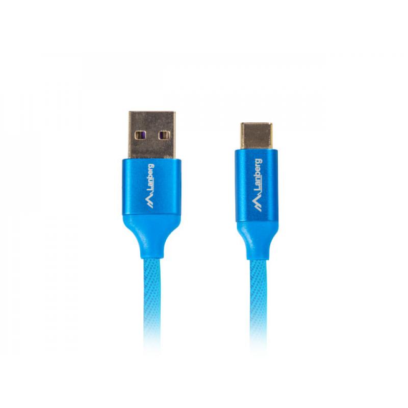 ca-usbo-22cu-0005-bl-cable-usb-05-m-usb-20-usb-a-usb-c-azul