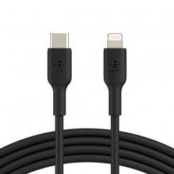 Belkin CAA003BT1MBK cable de conector Lightning 1 m Negro