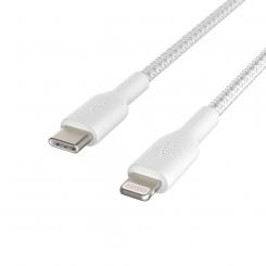 Belkin CAA004BT1MWH cable de conector Lightning 1 m Blanco