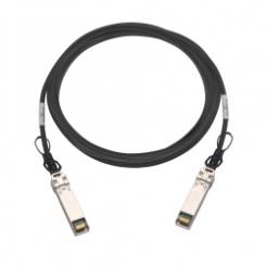 QNAP CAB-DAC30M-SFPP cable de fibra optica 3 m SFP+ DAC Negro