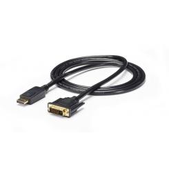 StarTech.com Cable 1,8m Adaptador de Vídeo DisplayPort a DVI - Conversor DP - Hasta 1920x1200 - Pasivo