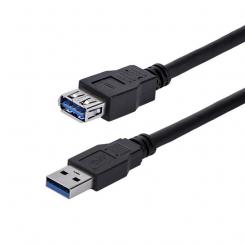 StarTech.com Cable 1m Extensión Alargador USB 3.0 SuperSpeed - Macho a Hembra USB A - Extensor - Negro
