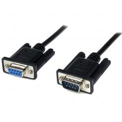 StarTech.com Cable 2m Módem Nulo Null Serie Serial DB9 Hembra a Macho - Negro