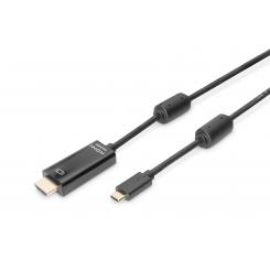 Digitus Cable adaptador USB Type-C™Gen2, Type-C™ a HDMI A