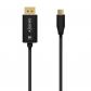 cable-conversor-aluminio-usb-c-a-displayport-8k@60hz-usb-c-m-dp-m-negro-08m