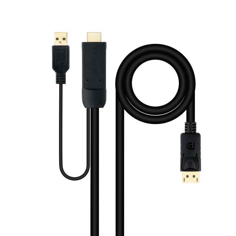 cable-conversor-hdmi-20-a-displayport-v12-18-m-negro