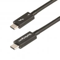 StarTech.com Cable de 0,5m Thunderbolt 4 - 40Gbps - PD 100W - Vídeo 4K/8K - Cable Thunderbolt 4 con Certificación Intel - Compatible con USB4/Thunderbolt 3/USB 3.2/USB Tipo C/DisplayPort