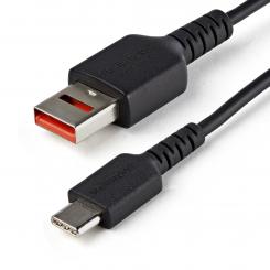 StarTech.com Cable de 1m Adaptador Bloqueador USB de Datos – Adaptador USB a USB-C de Carga Segura – USB Tipo C Solo de Carga para Tablet o Teléfono Móvil – Protector de Bloqueo de Datos