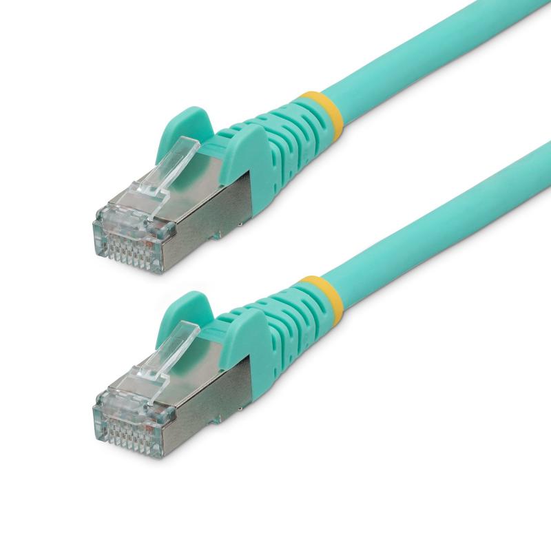 cable-de-1m-de-red-ethernet-cat6a-aguamarina-low-smoke-zero-halogen-lszh-10gbe-500mhz-poe-de-100w-snagless-sin-pestillo-rj-45-cable-de-red-s-ftp