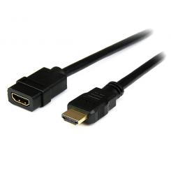 StarTech.com Cable de 2m Extensor HDMI - Cable HDMI Macho a Hembra - Cable Alargador HDMI 4K - Cable HDMI con Ethernet UHD 4K 30Hz Macho a Hembra - Cable HDMI 1.4 de Alta Velocidad