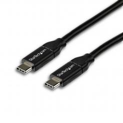 StarTech.com Cable de 2m USB-C a USB-C con capacidad para Entrega de Alimentación de 5A - USB TipoC - Cable de Carga USBC - USB 2.0