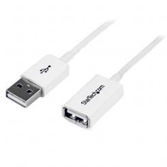 StarTech.com Cable de 3m de Extensión Alargador USB 2.0 - Macho a Hembra USB A - Extensor - Blanco