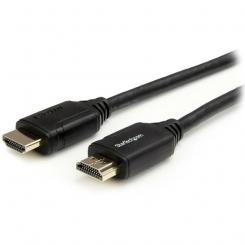 StarTech.com Cable de 3m HDMI 2.0 Certificado Premium con Ethernet - HDMI de Alta Velocidad Ultra HD de 4K a 60Hz HDR10 - para Monitores o TV UHD