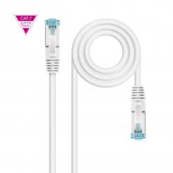 Nanocable Cable de Red Cat.7 600MHZ LSZH SFTP PIMF AWG26, Blanco, 30 cm