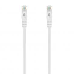 AISENS Cable de Red Latiguillo RJ45 LSZH Cat.6A 500 Mhz UTP AWG24, Blanco, 3.0M