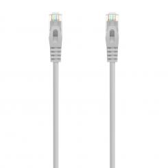 AISENS Cable de Red Latiguillo RJ45 LSZH Cat.6A 500 Mhz UTP AWG24, Gris, 30CM