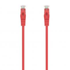 AISENS Cable de Red Latiguillo RJ45 LSZH Cat.6A 500 Mhz UTP AWG24, Rojo, 3.0M