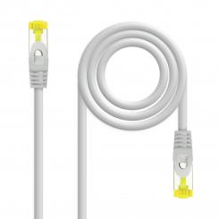 Cable de red latiguillo RJ45 LSZH Cat.6A SFTP AWG26, Gris, 15 m