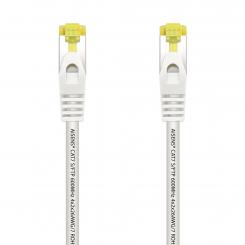 AISENS Cable De Red Latiguillo RJ45 LSZH Cat.7 600 MHz S/FTP PIMF AWG26, Blanco, 2.0 m