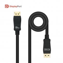 Nanocable Cable DISPLAYPORT 1.4 CERTIFICADO VESA, DP/M – DP/M, Negro, 1.5 m
