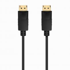 AISENS Cable DISPLAYPORT V1.2 CCS 4K@60Hz, DP/M-DP/M, Negro, 1.5m