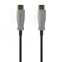 AISENS Cable HDMI V2.0 AOC Premium Alta Velocidad / Hec 4K@60Hz 4:4:4 18Gbps, A/M-A/M, Negro, 70m
