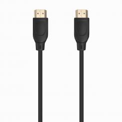AISENS Cable HDMI V2.0 Premium Alta Velocidad / Hec 4K@60Hz 18Gbps, A/M-A/M, Negro, 0.5m