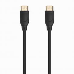 AISENS Cable HDMI V2.0 Premium Alta Velocidad / Hec 4K@60Hz 18Gbps, A/M-A/M, Negro, 3.0m