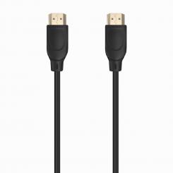 AISENS Cable HDMI V2.0 Premium Alta Velocidad / Hec 4K@60Hz 18Gbps, A/M-A/M, Negro, 5.0m
