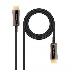 Nanocable Cable HDMI V2.1 AOC 8K@60Hz 4K@120Hz 48Gbps A/M-A/M, Negro, 10 m