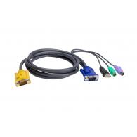 ATEN Cable KVM PS/2-USB de 3 m