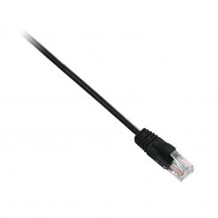 Cable negro Cat6 no blindado (UTP) con conector RJ45 macho a RJ45 macho 3m 10ft