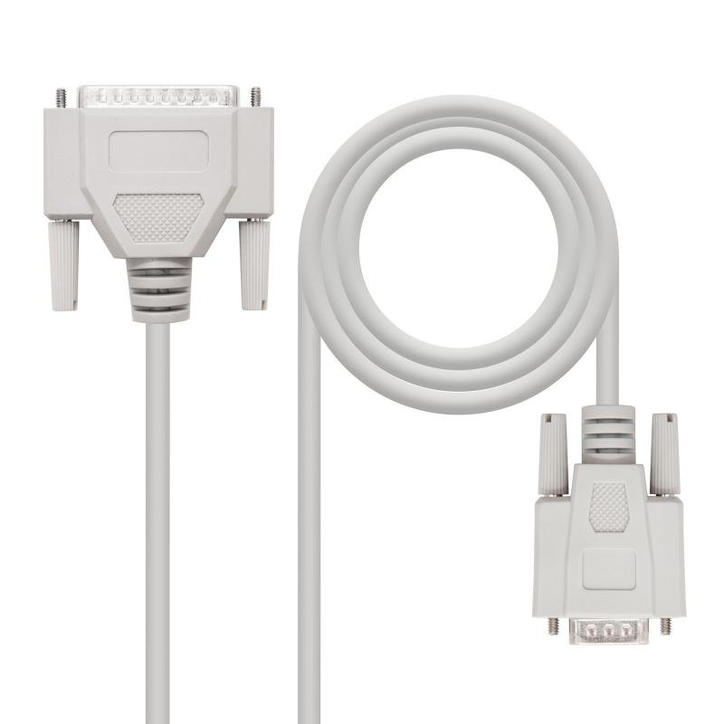 cable-serie-null-modem-db9-h-db25-m-18-m