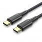Cable USB 2.0 Tipo-C 3A USB Tipo-C Macho 1m/ Negro