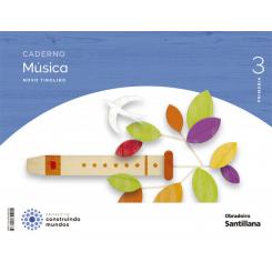 Caderno Música 3ºprimaria. Novo Tiroliro. Galicia 2022, Ed. OBRADOIRO