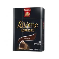 Cafe Marcilla L Arome Espresso Forza Fuerza 9 Caja De 10 Unidades Compatible con Nespresso