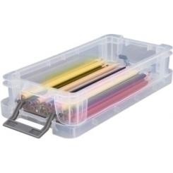 Caja Almacenamiento A.2000 0.75 Litros Apilable Con Tapa (Medidas  Interiores: 200 X 92 X 40 Mm)