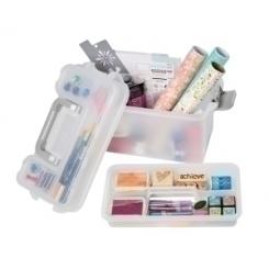 Caja Almacenamiento Deflecto Con Asa Multi Compartimento (Especial Manualidades)